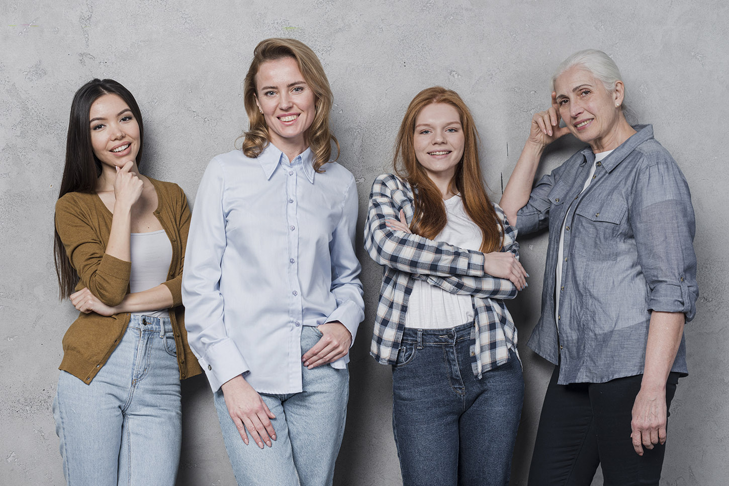 Retrato de mujeres de todas las edades