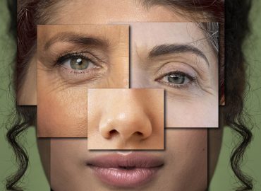 Imagen de mujer con perfil asemétrico