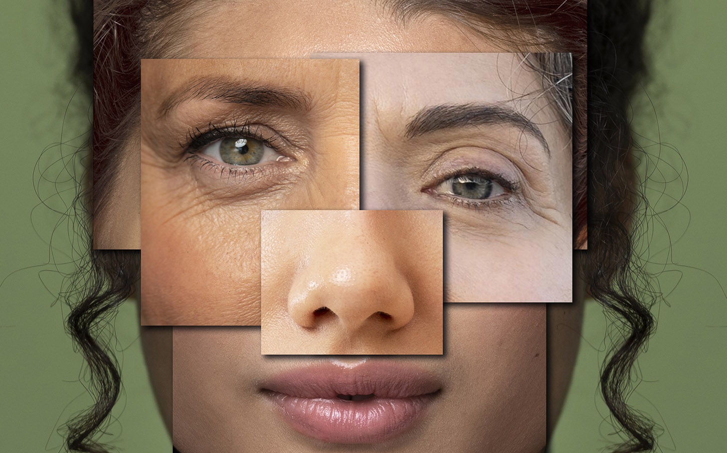 Imagen de mujer con perfil asemétrico